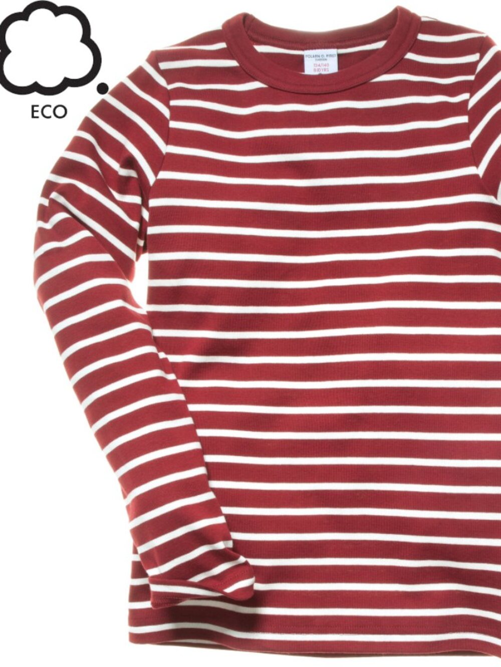 Polarn O. Pyret Classic Striped Eco Cotton Long Sleeved Top 6-8 Years